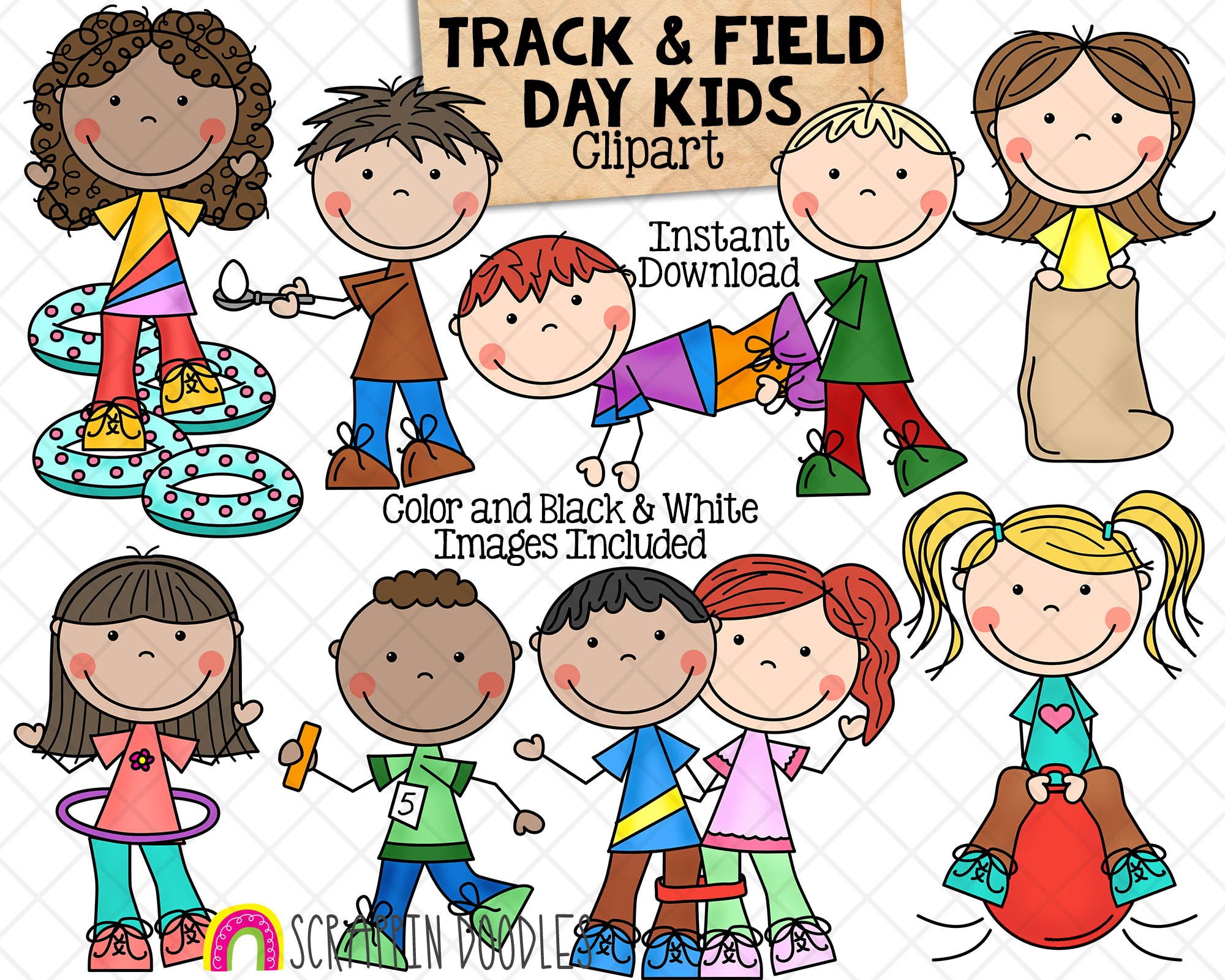 boys track and field clipart