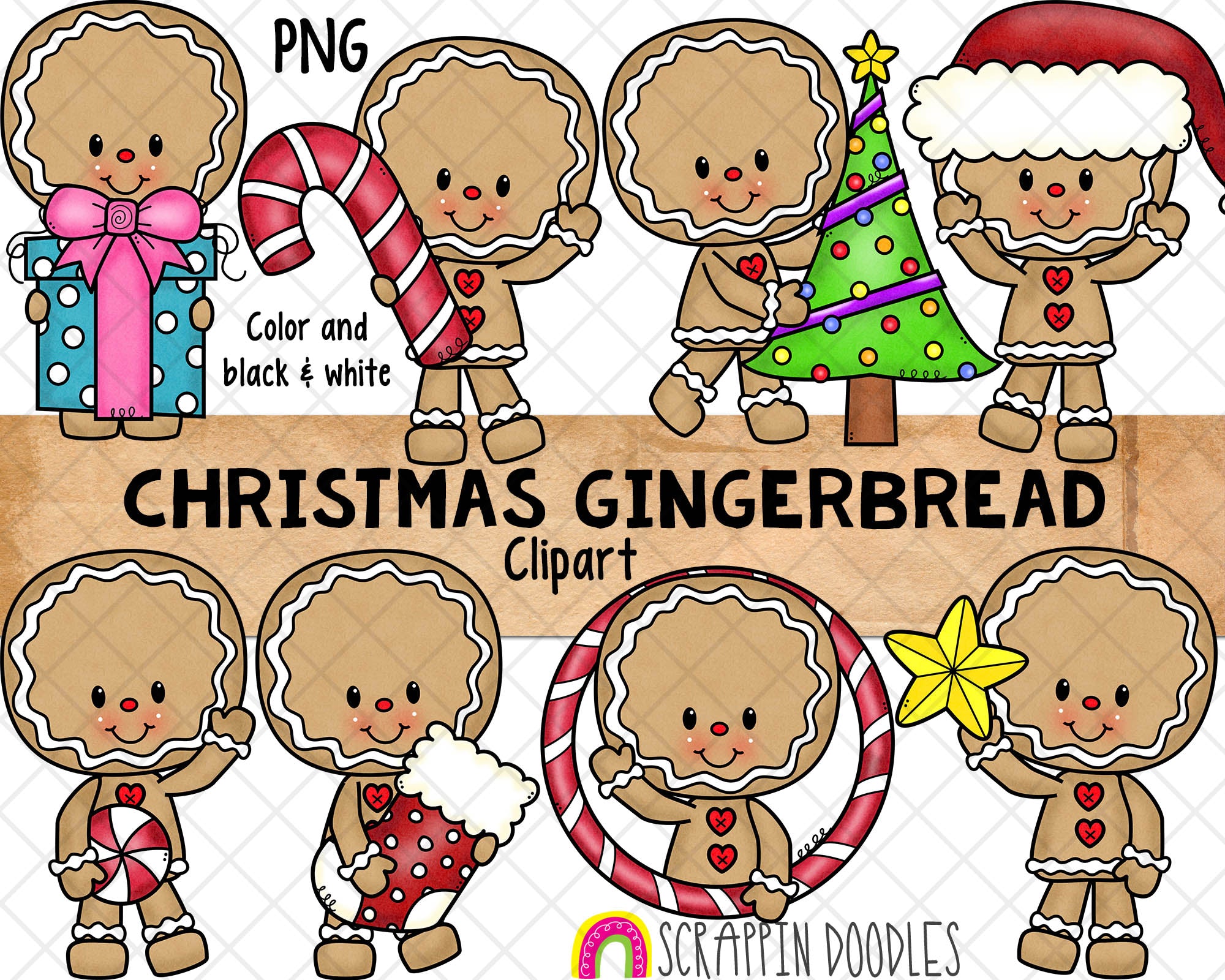 cute gingerbread clip art