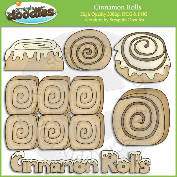 cinnamon rolls clipart