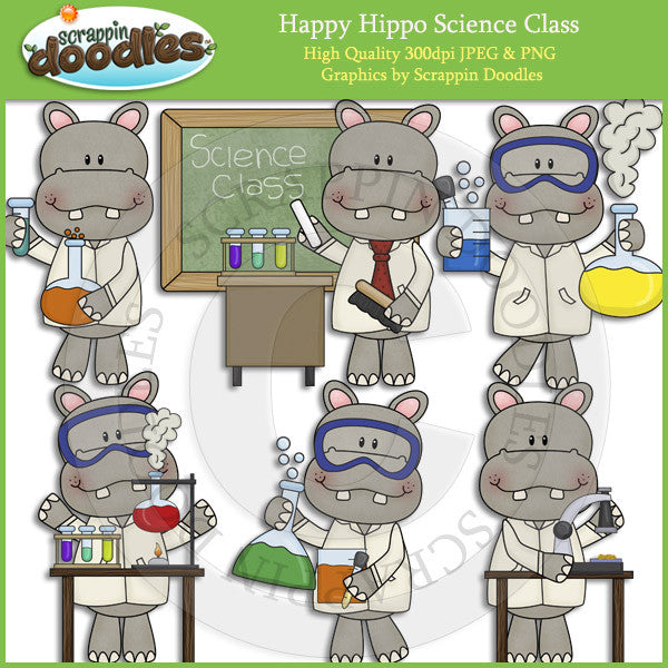 Happy Hippo Science Class – Scrappin Doodles