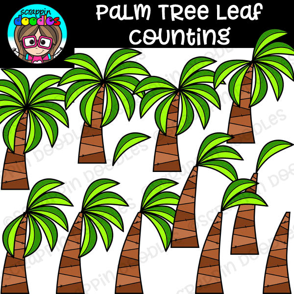 palm tree leaves clipart