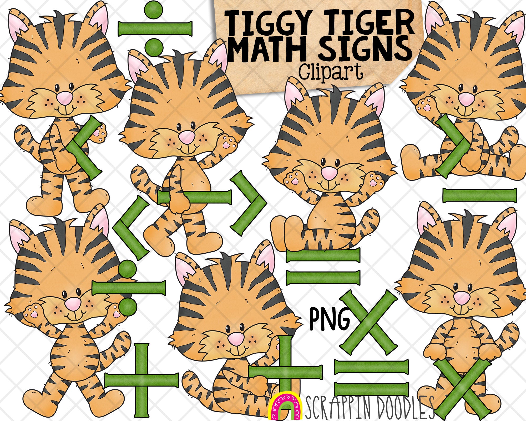 Baby Tiger Clipart