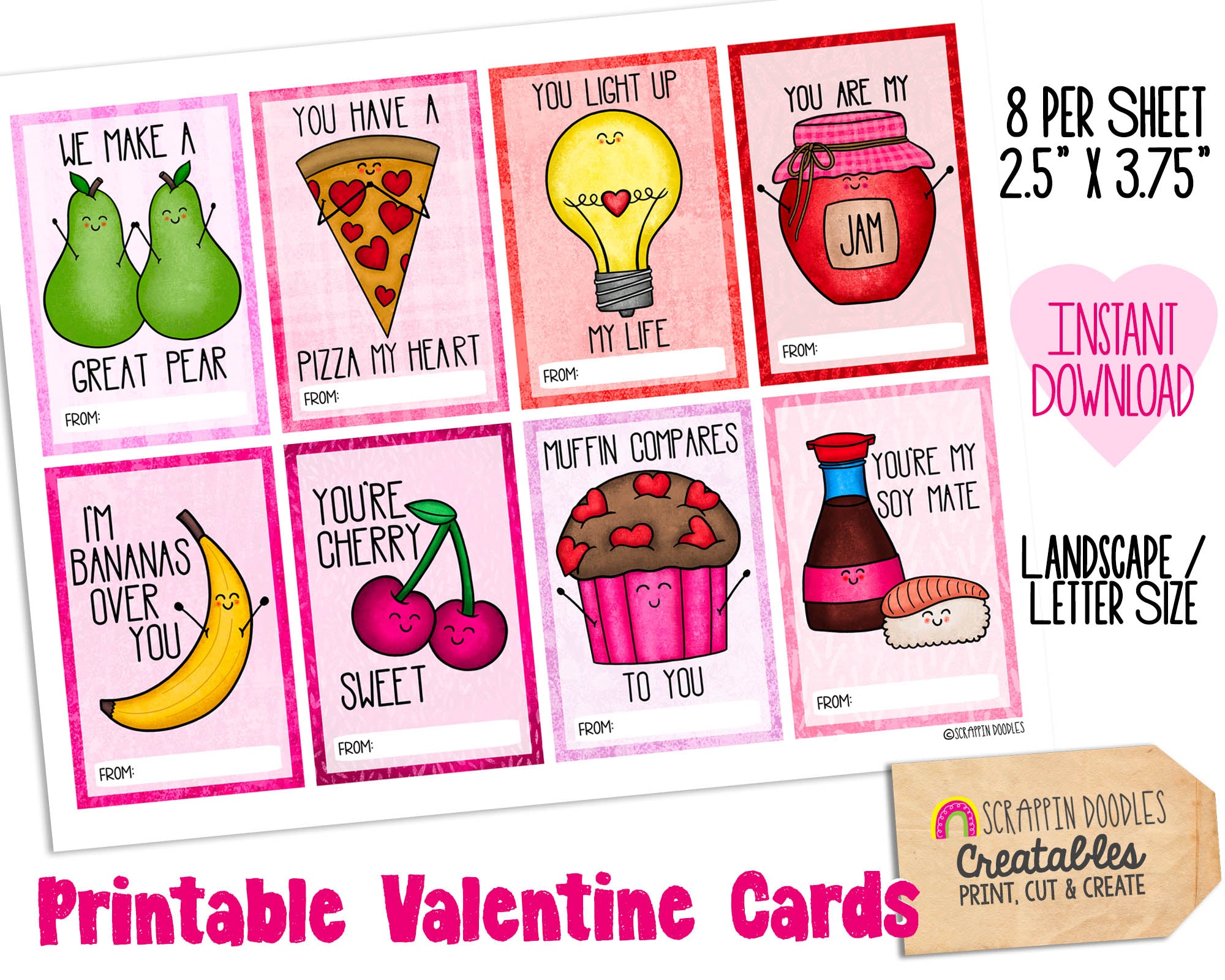 funny valentines cards printable