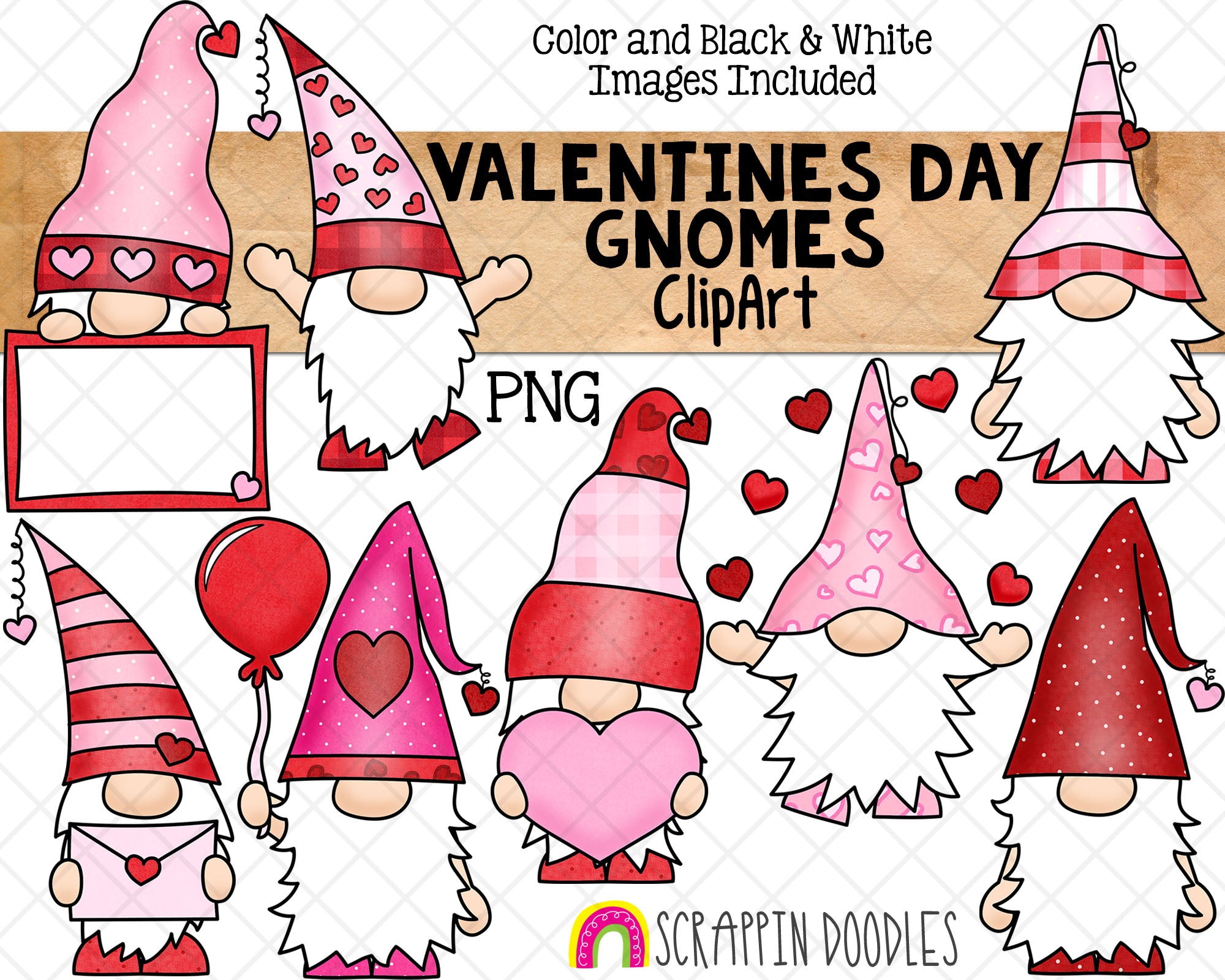 Valentine’s day fashion gnomes