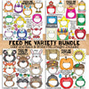 Feed Me Variety ClipArt Bundle - School - Monsters - Autumn - Forest Animals