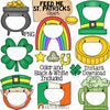 Feed Me St. Patrick's Day ClipArt - Feeding Open Mouth - Pot of Gold - Coin - Rainbow - Leprechaun - Irish Flag - Clover - Create a Game