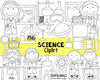 Science Clipart - Science Teacher ClipArt - Science Class - Chemistry Graphics - Test Tubes - Kids Doing Experiments&nbsp; - Commercial Use PNG Sublimation