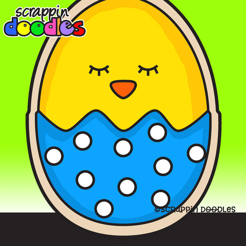 Easter Cookie ClipArt - Easter Baking Graphics - Egg Cookies - PNG