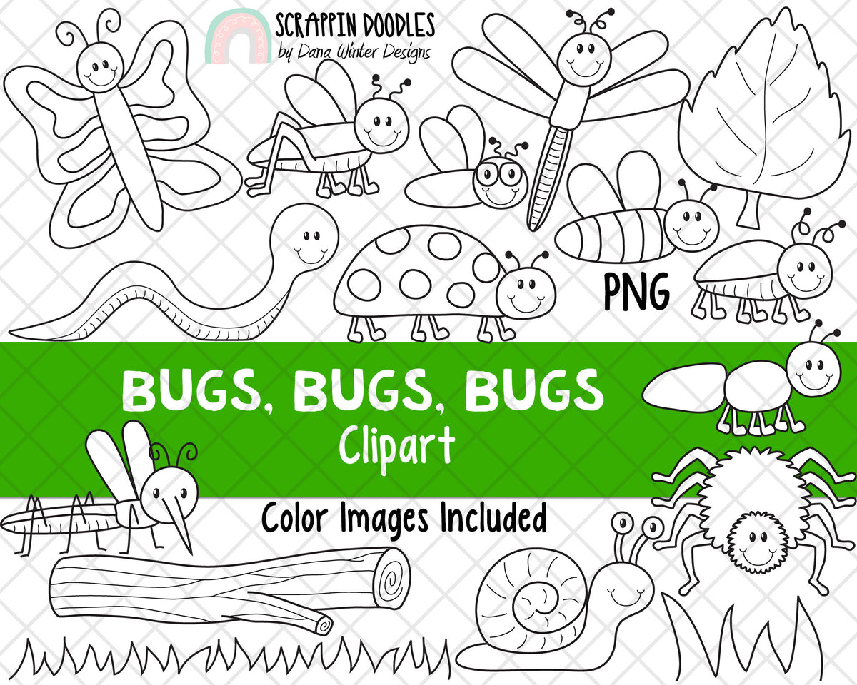 Insect ClipArt - Bug ClipArt - Cute Bug ClipArt