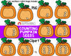 Counting Pumpkin Seeds ClipArt - Cute Pumpkin Clip Art - Math Pumpkins