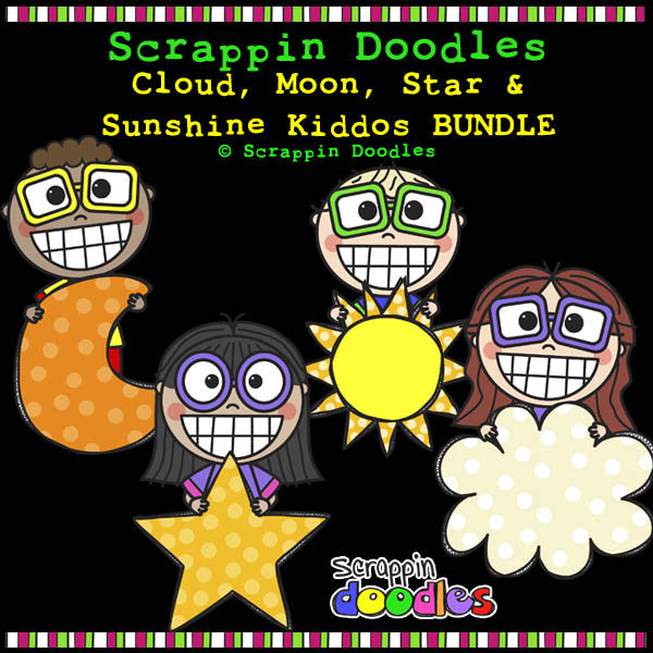 Cloud, Moon, Star & Sunshine Kiddos Bundle