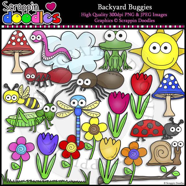 Backyard Buggies - Bug Insect Clip Art