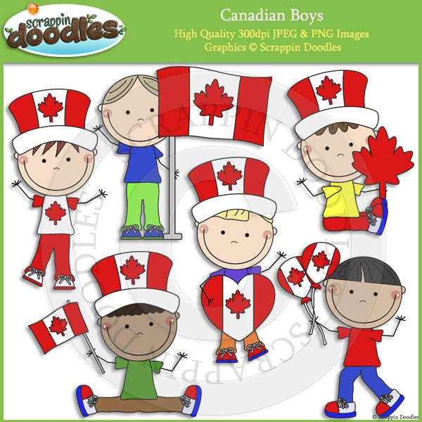 Canadian Boys Clip Art