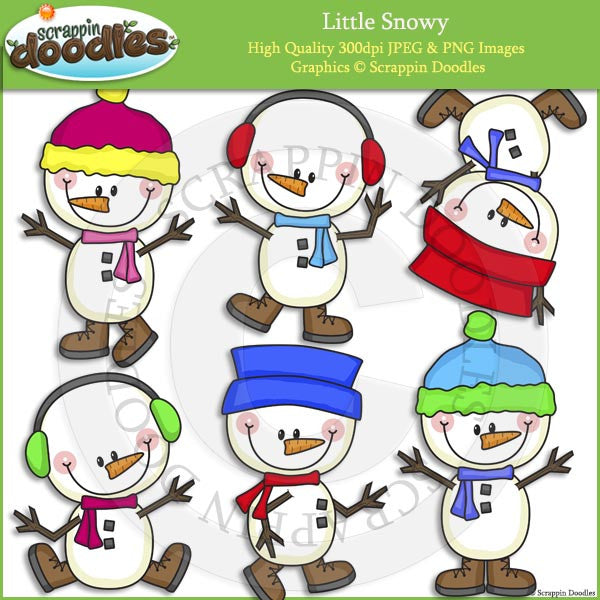 Little Snowy Clip Art