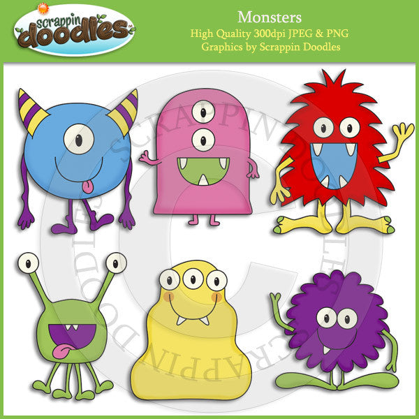 Monsters Clip Art Download