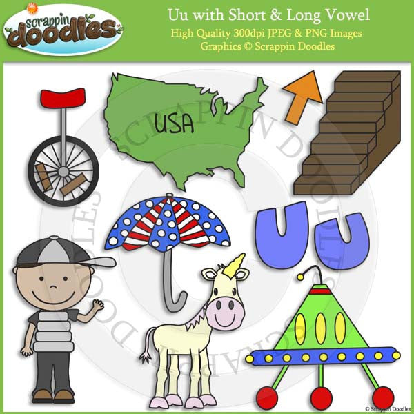 U - Short and Long Vowel – Scrappin Doodles