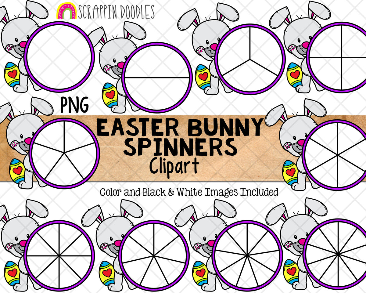 Easter Bunny Math Clip Art Bundle 2021