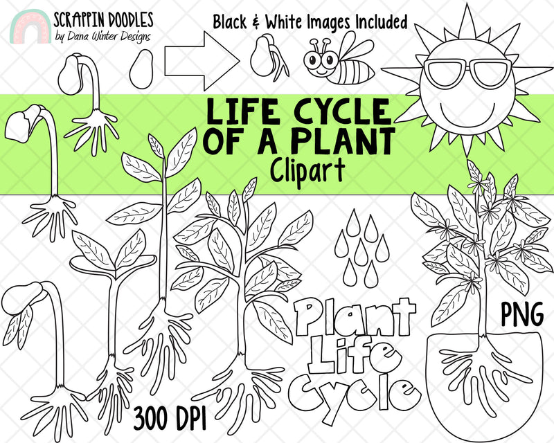 planting flowers clipart