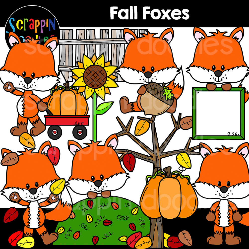 Fall Critters Clip Art Bundle