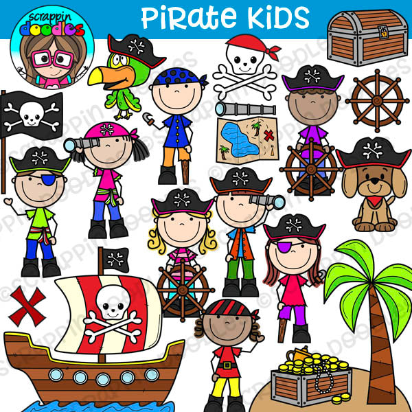 Pirate Kids Clipart