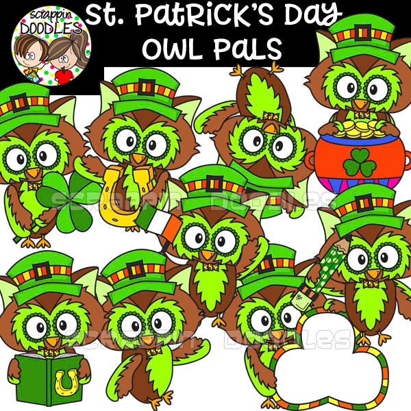 St. Patrick's Day Owl Pals