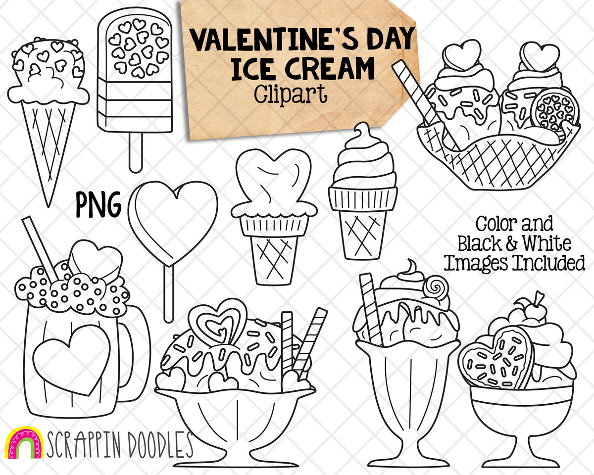 Valentine's Day Candy ClipArt Bundle - Commercial Use PNG